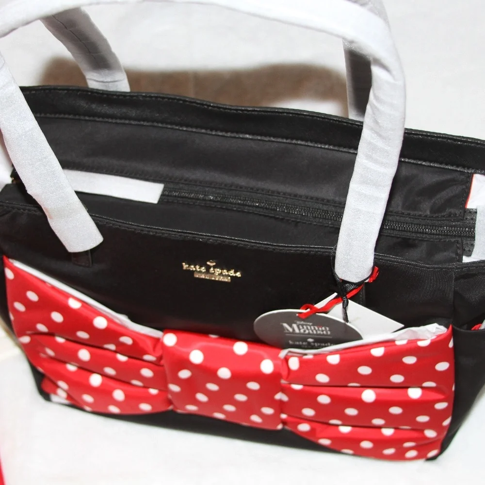 NWT Disney Minnie x Kate Spade Diaper Baby Bag - Picture 5 of 15